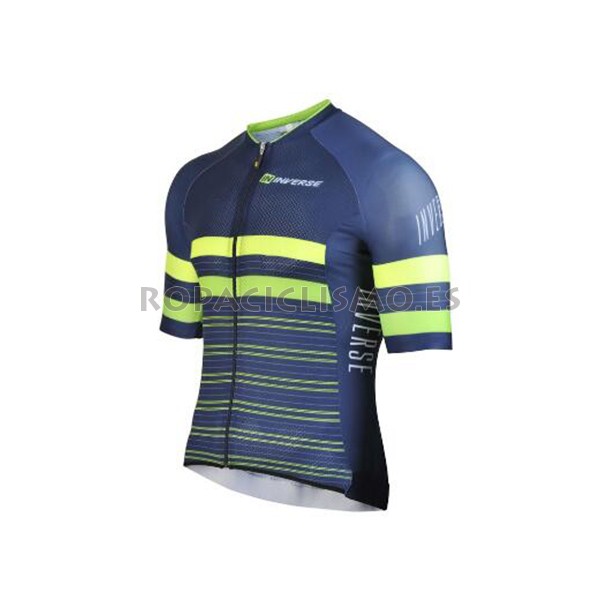 2017 Maillot Inverse tirantes mangas cortas azul