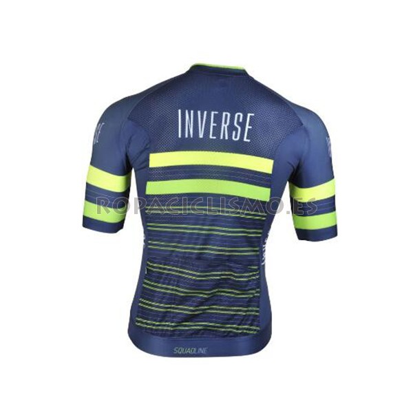 2017 Maillot Inverse tirantes mangas cortas azul