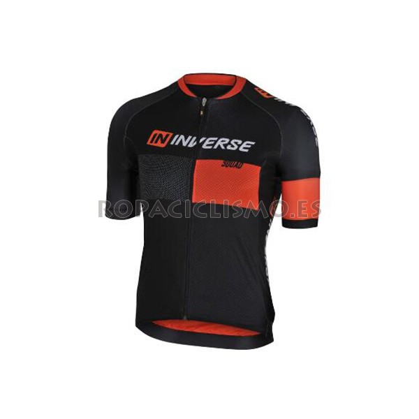 2017 Maillot Inverse tirantes mangas cortas negro