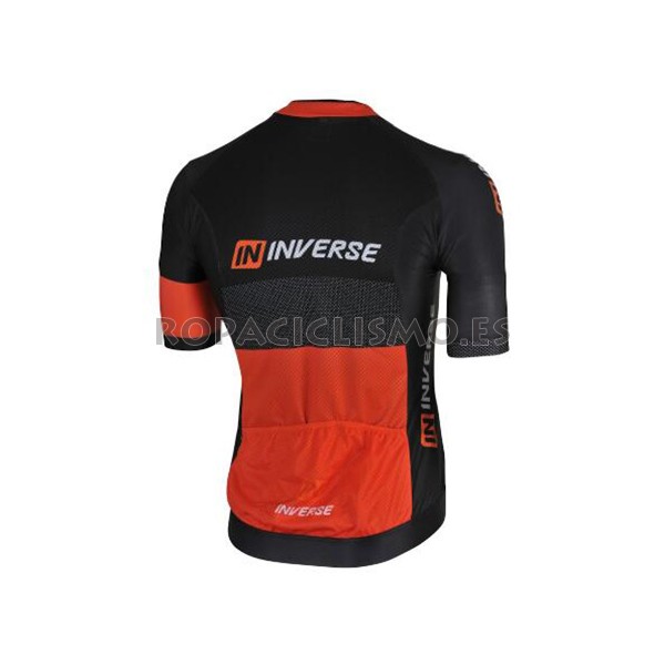2017 Maillot Inverse tirantes mangas cortas negro