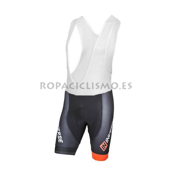 2017 Maillot Inverse tirantes mangas cortas negro