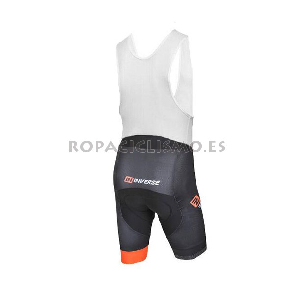 2017 Maillot Inverse tirantes mangas cortas negro