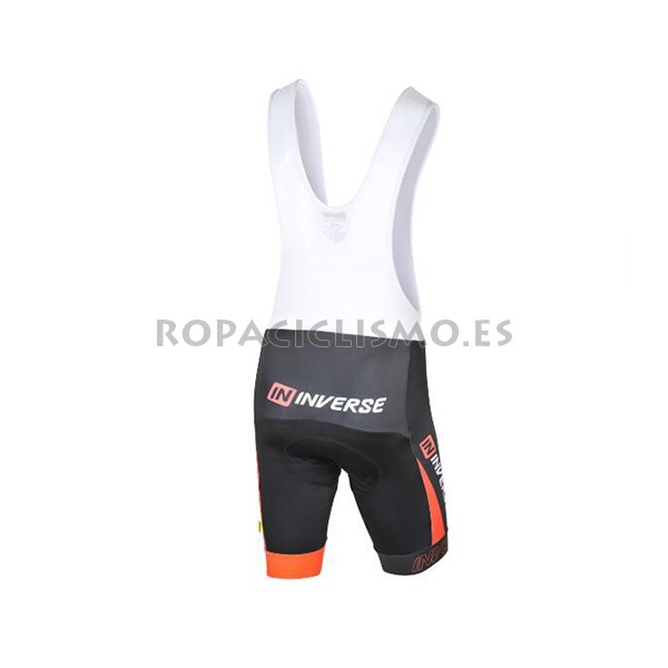 2017 Maillot Inverse tirantes mangas cortas negro y naranja