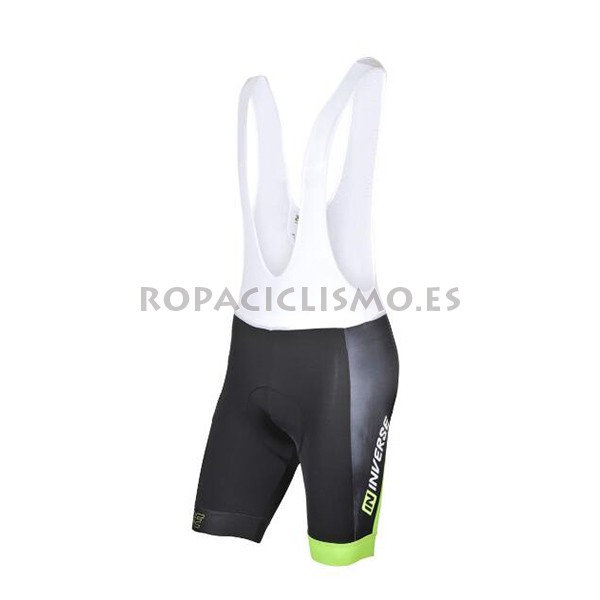 2017 Maillot Inverse tirantes mangas cortas negro y verde