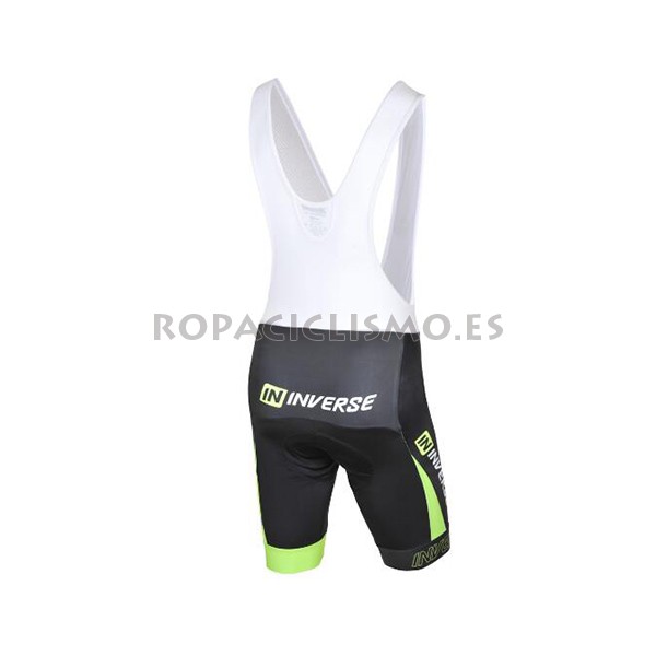 2017 Maillot Inverse tirantes mangas cortas negro y verde