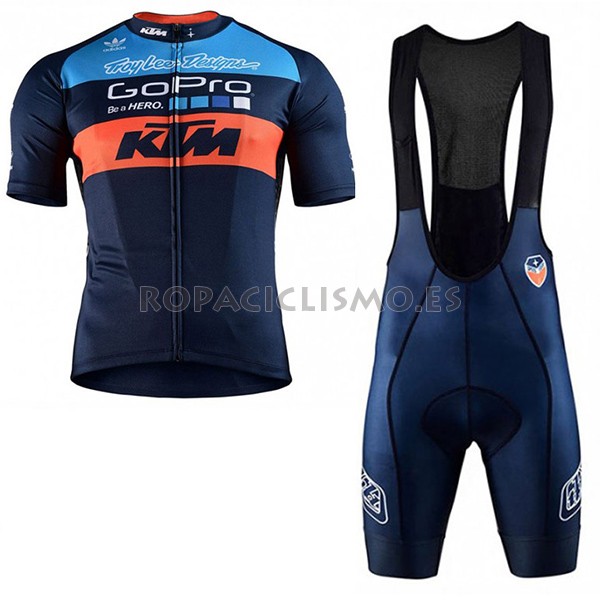 2017 Maillot KTM tirantes mangas cortas azul