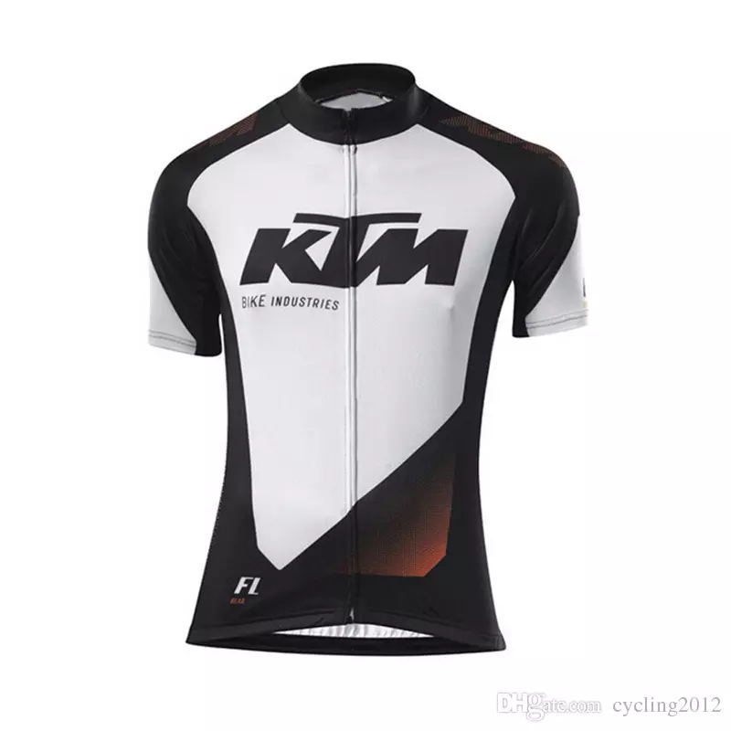 2018 Maillot Ktm Tirantes Mangas Cortas Blanco Negro