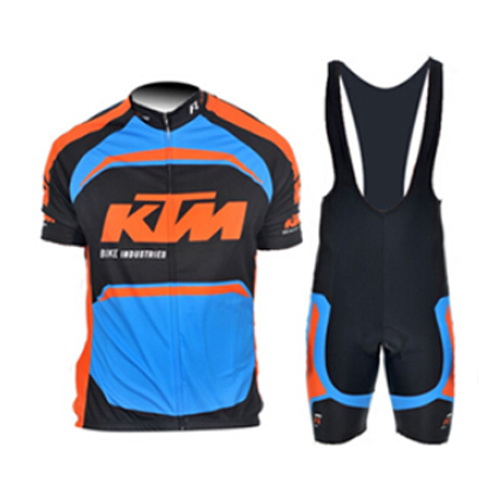 2015 Maillot ktm Tirantes Mangas Cortas Azul Y Naranja