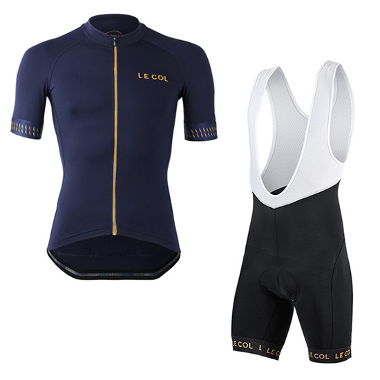 2019 Maillot Lecol Tirantes Mangas Cortas Azul