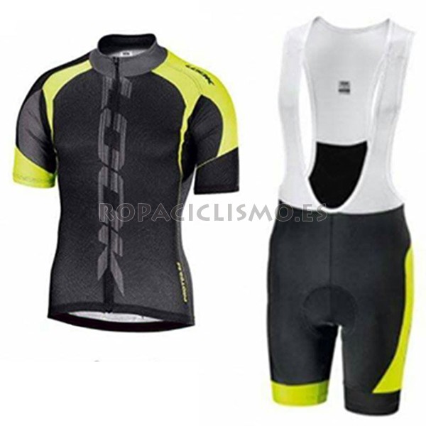 2017 Maillot Look tirantes mangas cortas negro y verde