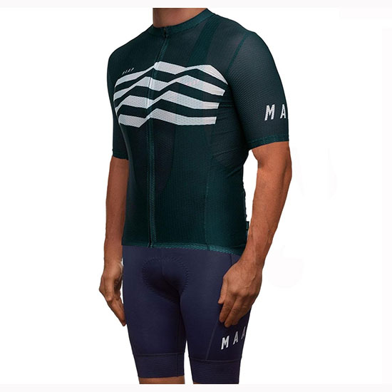 2019 Maillot Maap Flag Tirantes Mangas Cortas Verde Blanco Negro