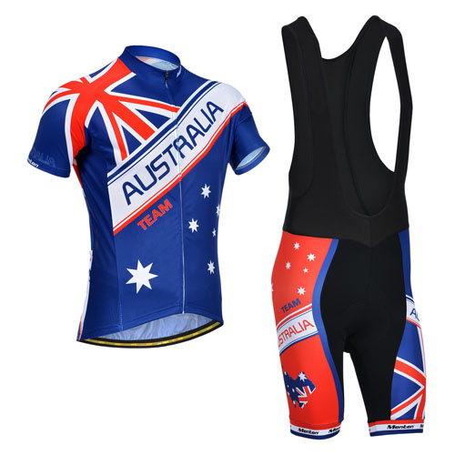 2014 Maillot Monton Tirantes Mangas Cortas Australia