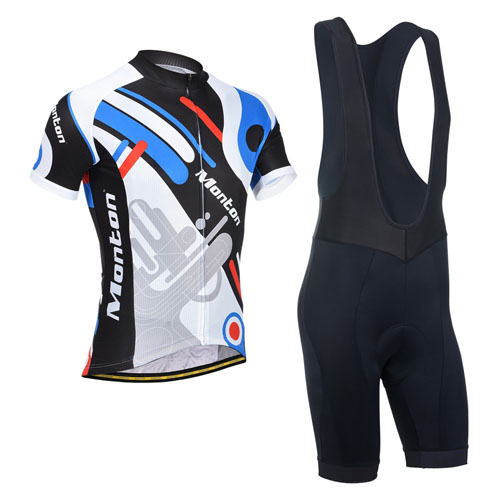 2014 Maillot Monton Tirantes Mangas Cortas Azul Y Gris