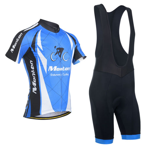 2014 Maillot Monton Tirantes Mangas Cortas Azul Y Negro