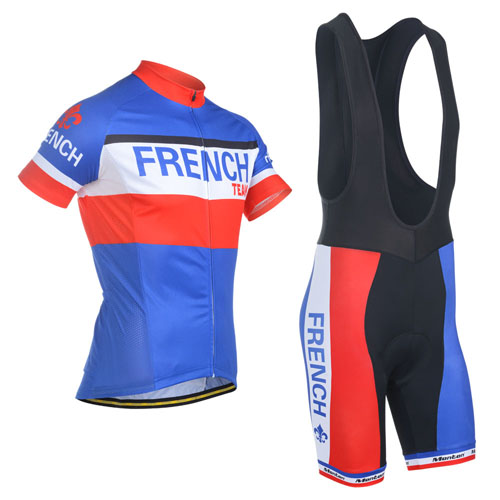 2014 Maillot Monton Tirantes Mangas Cortas francese