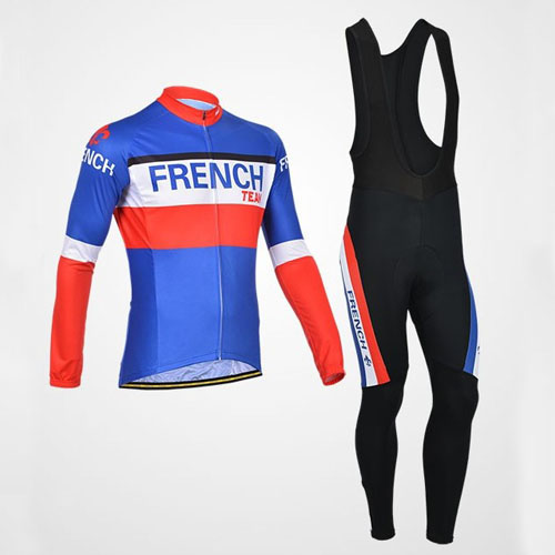 2014 Maillot Monton Tirantes Mangas Largas francese