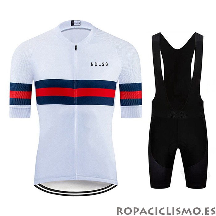 2020 Maillot NDLSS Tirantes Mangas Cortas Blanco