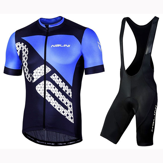 2019 Maillot Nalini Volata 2.0 Tirantes Mangas Cortas Negro Azul