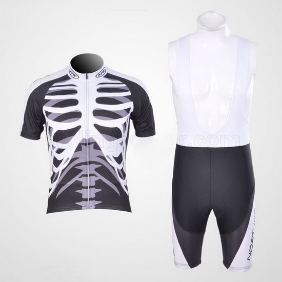 2013 Maillot Nalini Tirantes Mangas Largas Negro Y Blanco