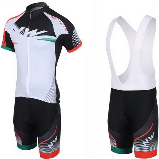 2013 Maillot NorthWave Tirantes Mangas Cortas Negro Y Blanco