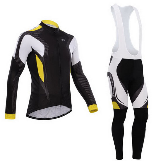 2015 Maillot NorthWave Tirantes Mangas Cortas Negro Y Amarillo