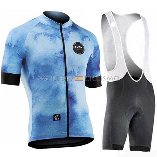 2019 Maillot Northwave Tirantes Mangas Cortas Azul