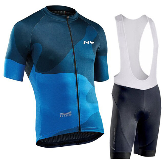 2019 Maillot Northwave Tirantes Mangas Cortas Azul