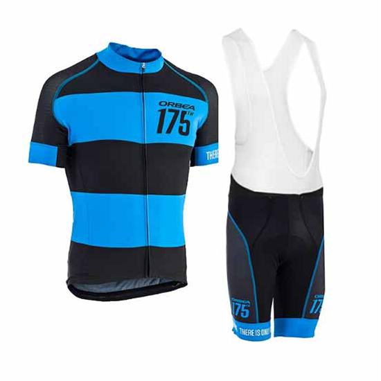 2017 Maillot Oebea Tirantes Mangas Cortas negro e azul