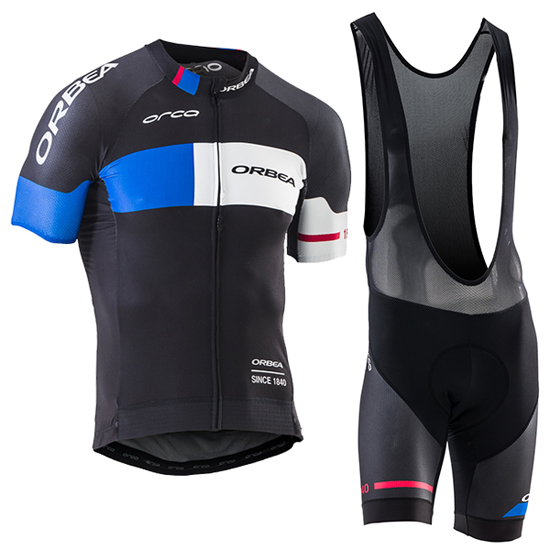 2017 Maillot Orbea Tirantes Mangas Cortas Negro Y Azul