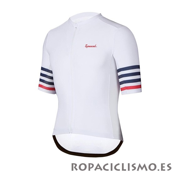 2019 Maillot Spexcel Tirantes Mangas Cortas Blanco