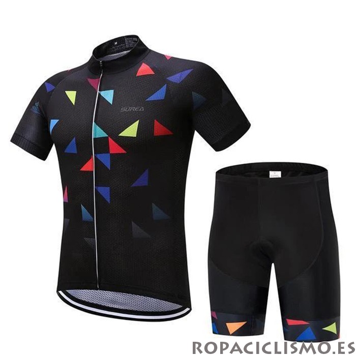 2020 Maillot Algrita Tirantes Mangas Cortas Negro