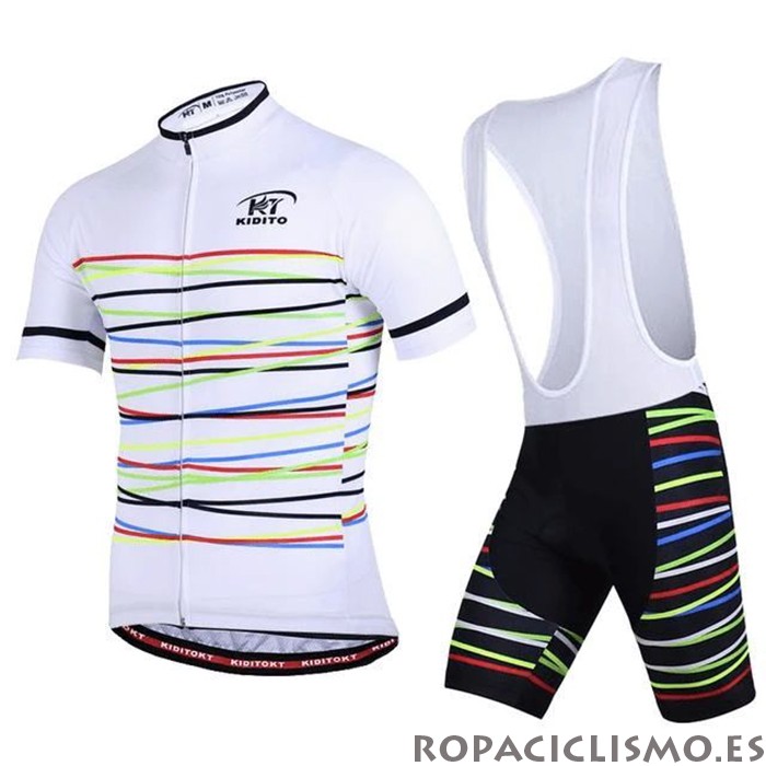 2020 Maillot Ripple Tirantes Mangas Cortas Blanco