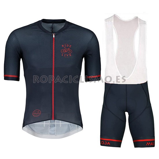 2018 Maillot Maloja Pushbikersm Negro