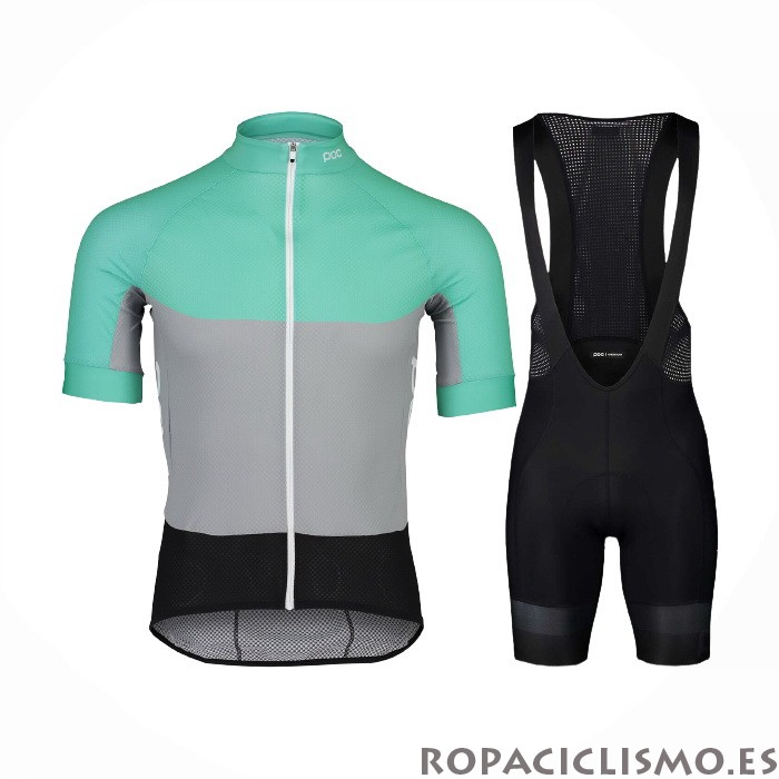 2021 Maillot POC Tirantes Mangas Cortas Verde