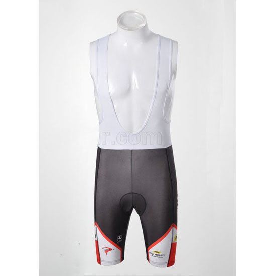 2010 Maillot Pinarello Tirantes Mangas Cortas Negro Y Rojo