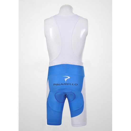 2011 Maillot Pinarello Tirantes Mangas Cortas celeste Y Blanco