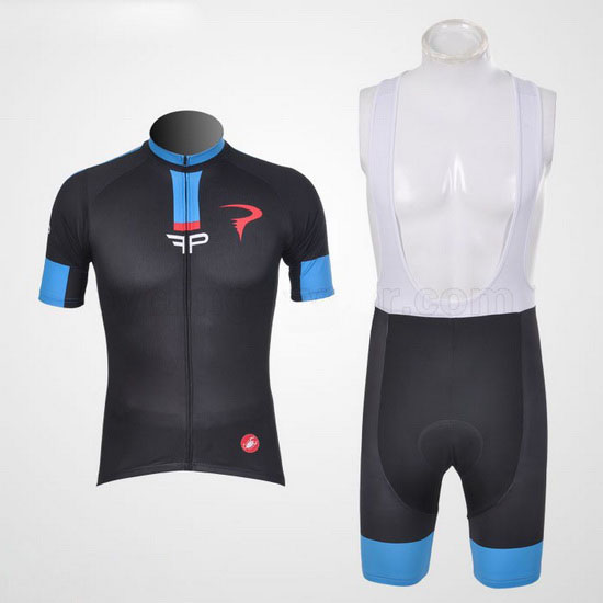 2011 Maillot Pinarello Tirantes Mangas Cortas celeste Y Negro