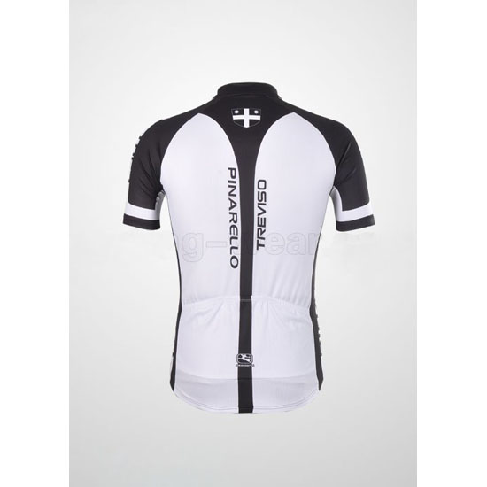 2012 Maillot Pinarello Tirantes Mangas Cortas Negro Y Blanco
