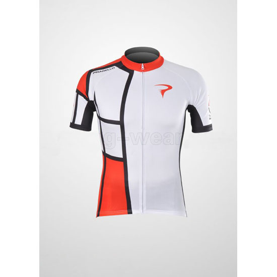 2012 Maillot Pinarello Tirantes Mangas Cortas Rojo Y Blanco