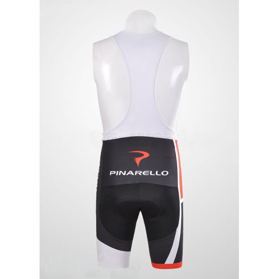 2012 Maillot Pinarello Tirantes Mangas Cortas Rojo Y Blanco