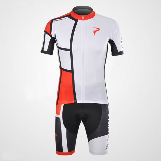 2012 Maillot Pinarello Tirantes Mangas Cortas Rojo Y Blanco
