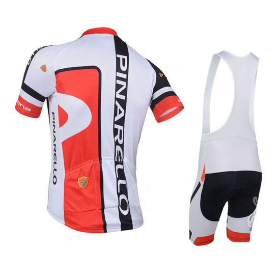 2013 Maillot Pinarello Tirantes Mangas Cortas Rojo Y Negro
