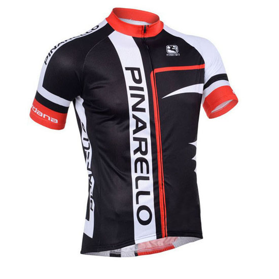 2013 Maillot Pinarello Tirantes Mangas Cortas Rojo Y Negro