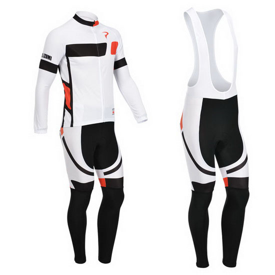 2013 Maillot Pinarello Tirantes Mangas Largas Negro Y Blanco