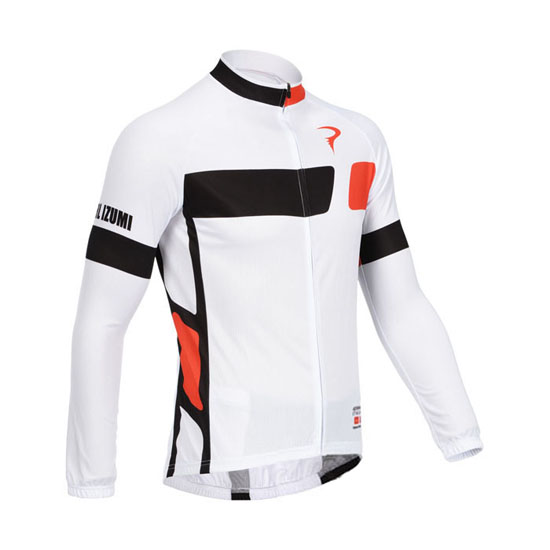2013 Maillot Pinarello Tirantes Mangas Largas Negro Y Blanco