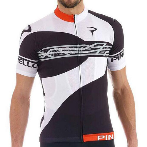 2016 Maillot Pinarello Tirantes Mangas Cortas Blanco Y Castanas