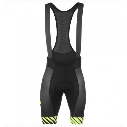 2016 Maillot Pinarello Tirantes Mangas Cortas Negro Y Amarillo