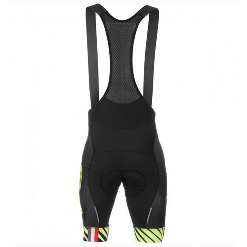 2016 Maillot Pinarello Tirantes Mangas Cortas Negro Y Amarillo