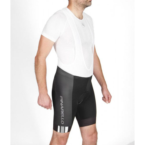 2016 Maillot Pinarello Tirantes Mangas Cortas Negro Y Blanco