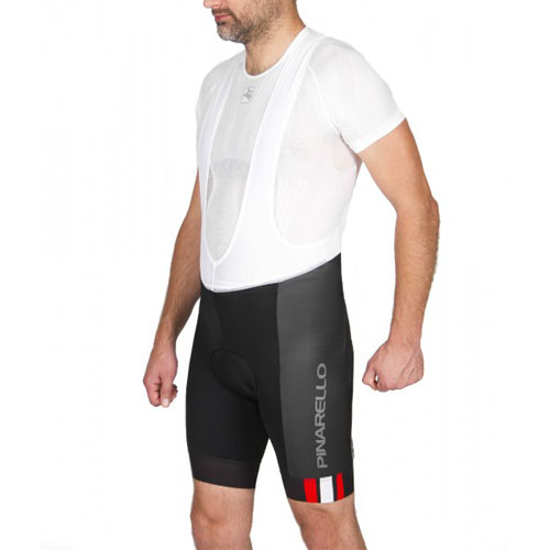 2016 Maillot Pinarello Tirantes Mangas Cortas Rojo Y Negro